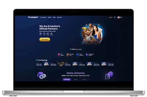 3. GemBet - Best for Game Variety